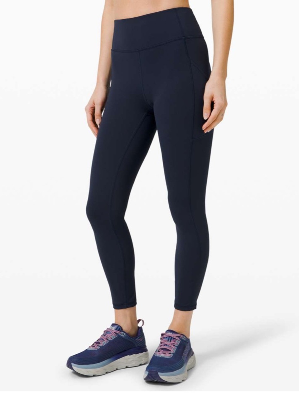 Lululemon Invigorate High-Rise leggings 25” inseam Size 4, True Navy